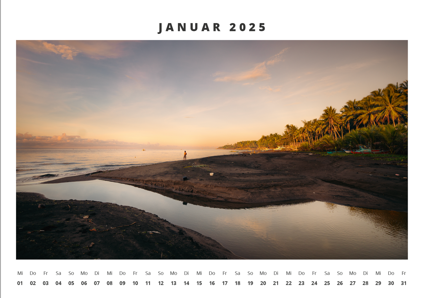 Pro Ocean Kalender 2025 – Limited Edition x Simon Felber (A3 - 29,7 x 42 cm)