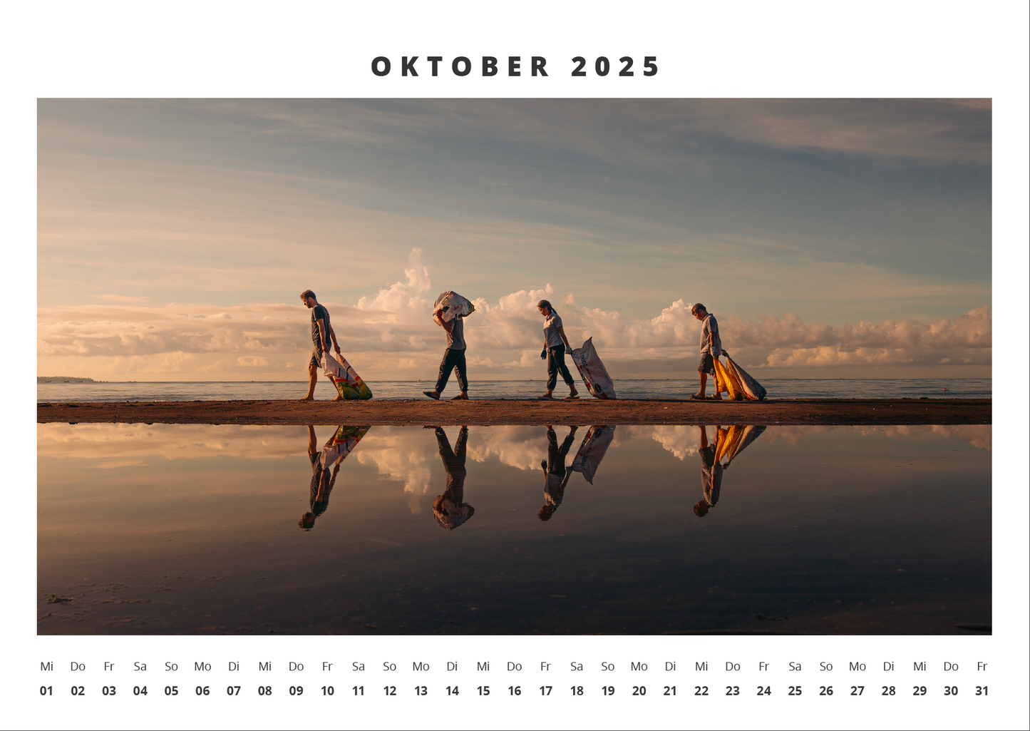 Pro Ocean Kalender 2025 – Limited Edition x Simon Felber (A3 - 29,7 x 42 cm)